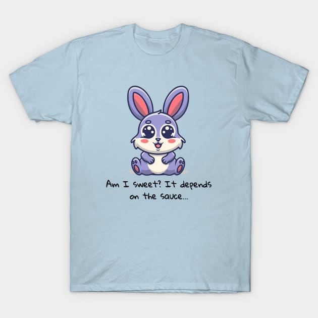 Sweet bunny T-Shirt by DreamingWhimsy